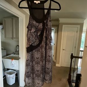 Boutique Black Ruffle Dress